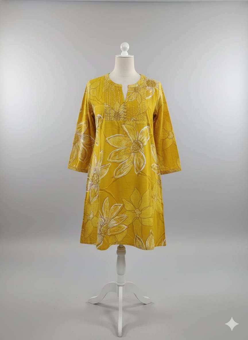 NEW RAYON PRINTS SHORT TOP AT JEANS WEAR REGULAR FEMALE SHOP...