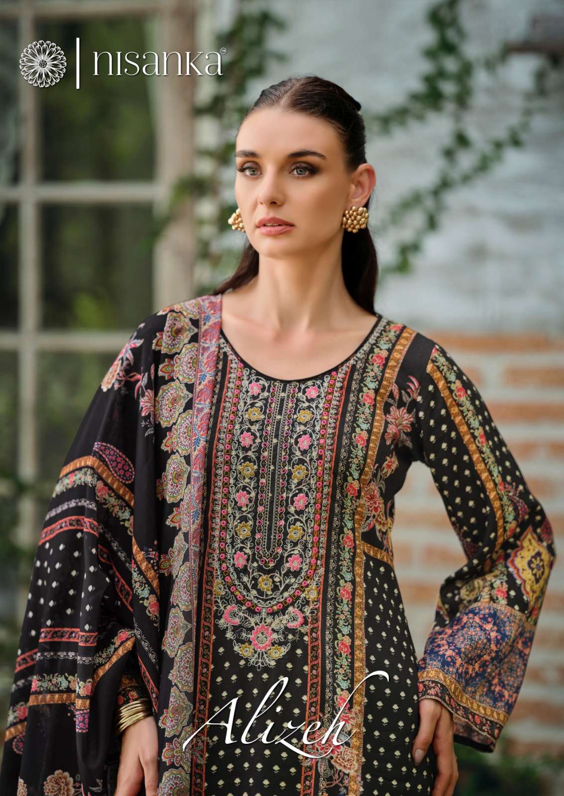 NISANKA ALIZEH LAWN COTTON WITH HIGH STITCH SALWAR SUIT COLL...