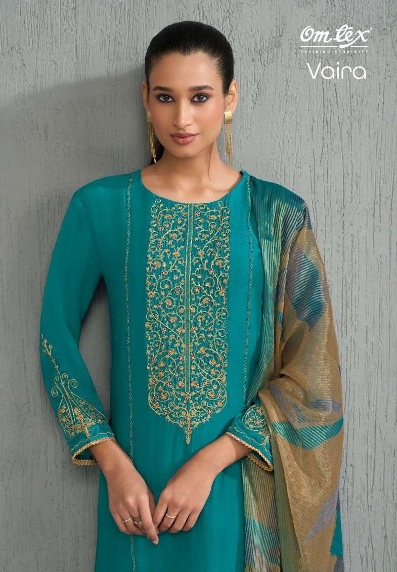 OM TEX VAIRA EXCLUSIVE BRAND QUALITY & DESIGN SUIT FOR WOMEN...