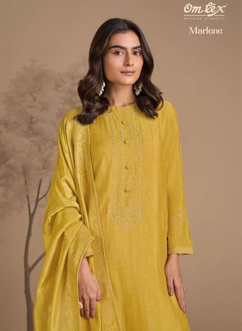 OMTEX MARLENE RUBINA SILK WITH EMBROIDERY CLASSIC SALWAR SUI...