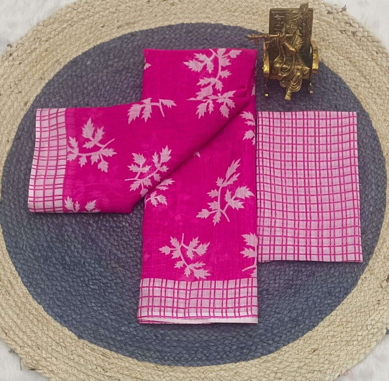 ORIGINAL PURE SOFT LINEN WITH HAPPY COLORFUL SIMPLE PATTERN ...