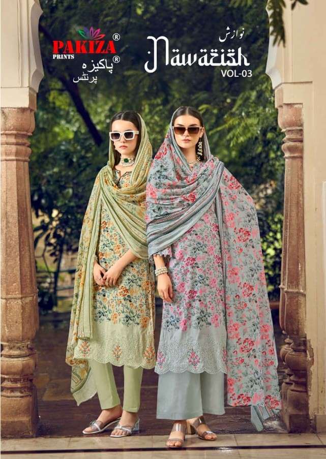 PAKIZA PRINTS NAWAZISH VOL 3 NEW TRADITIONAL KASHMIRI PRINT ...