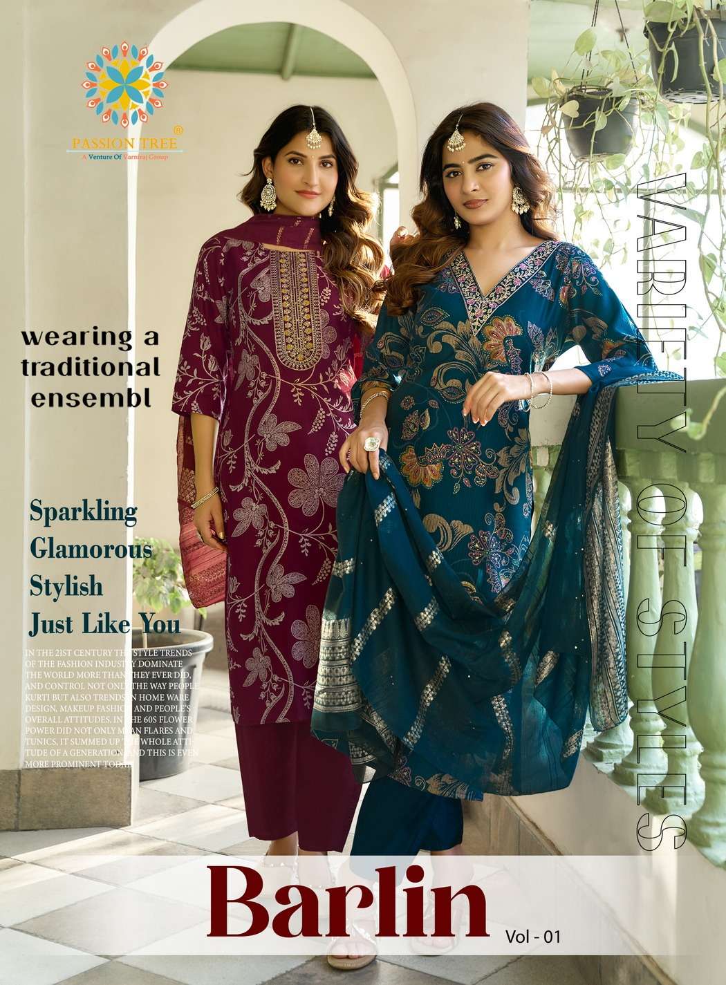 PASSION TREE BARLIN VOL 1 BARLIN PRINT STRAIGHT TOP WITH PAN...