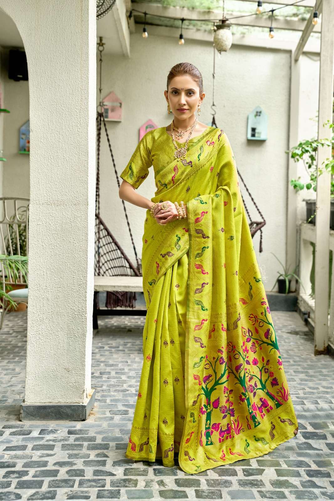Pethani 5 Designer Paithani Draping Dreams with elegance Wov...