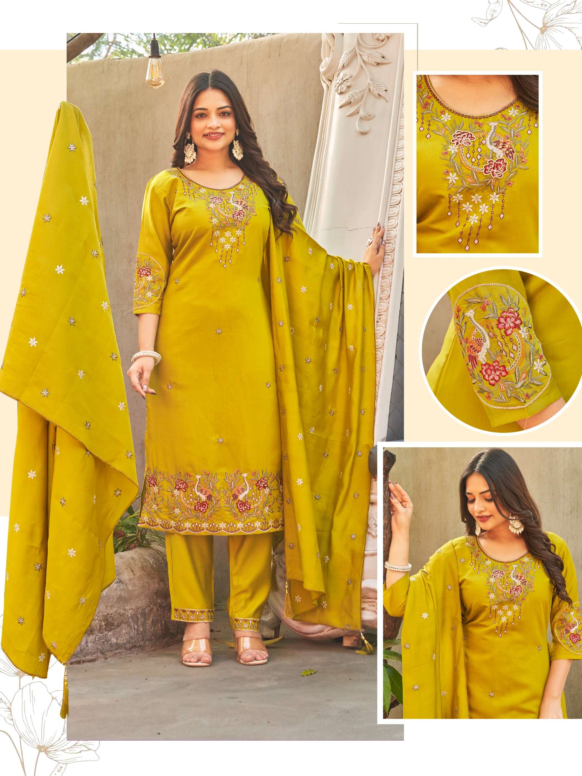 POONAM TRADITIONAL LADIES DESIGNER SALWAR SUIT BUY DEALER RA...