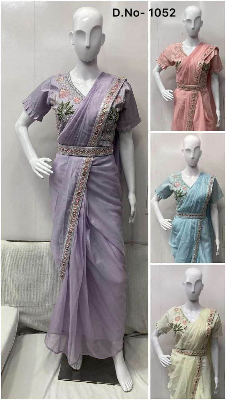 Premium ready to wear fancy sarees at wholesale rates design...