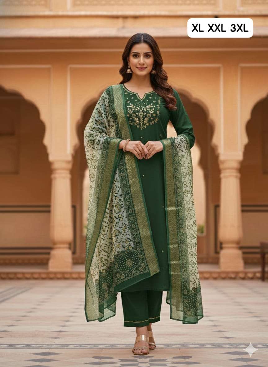 PREMIUM SILK DESIGNER STITCHED SALWAR SUIT AT PARTY WEAR WHO...