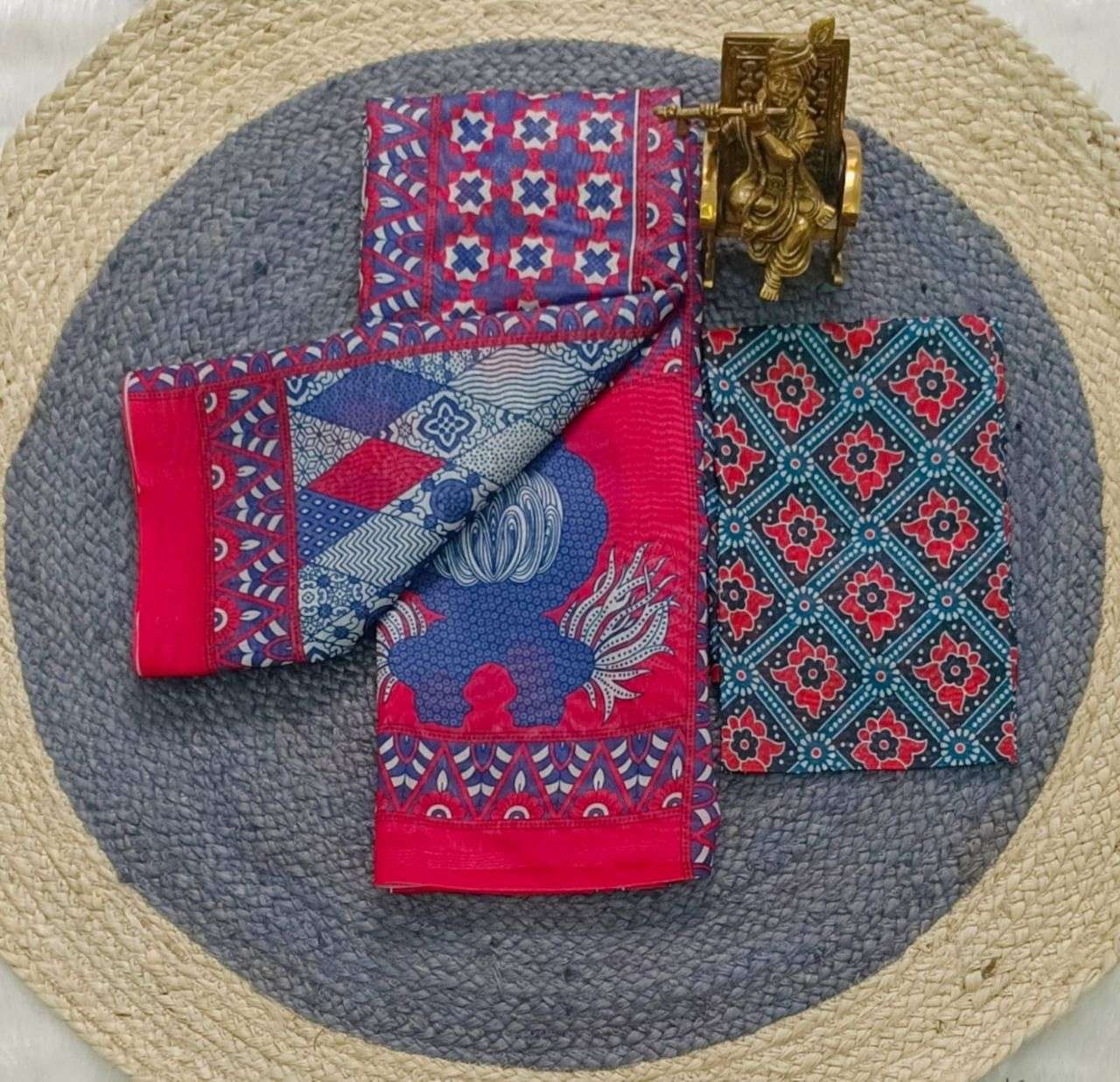  Pure Chanderi Cotton 6 30 small pattern Digital Print regul...