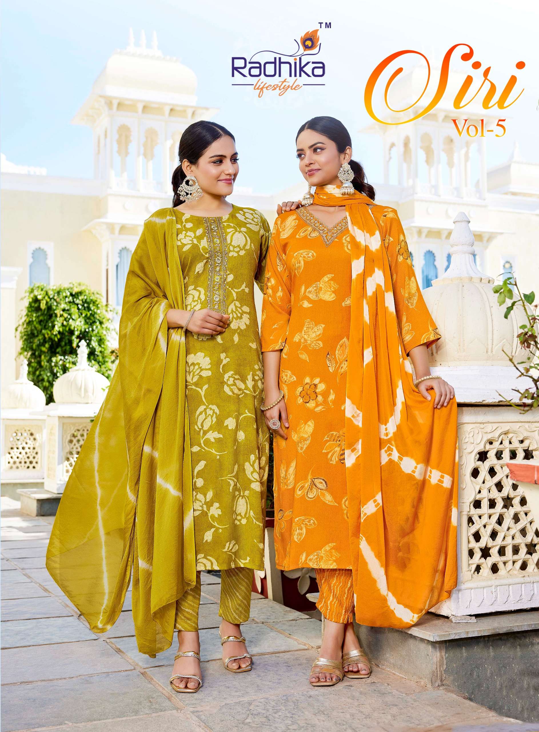 RADHIKA LIFESTYLE SIRI VOL 5 CAPSULE FOIL PRINT SALWAR SUIT ...