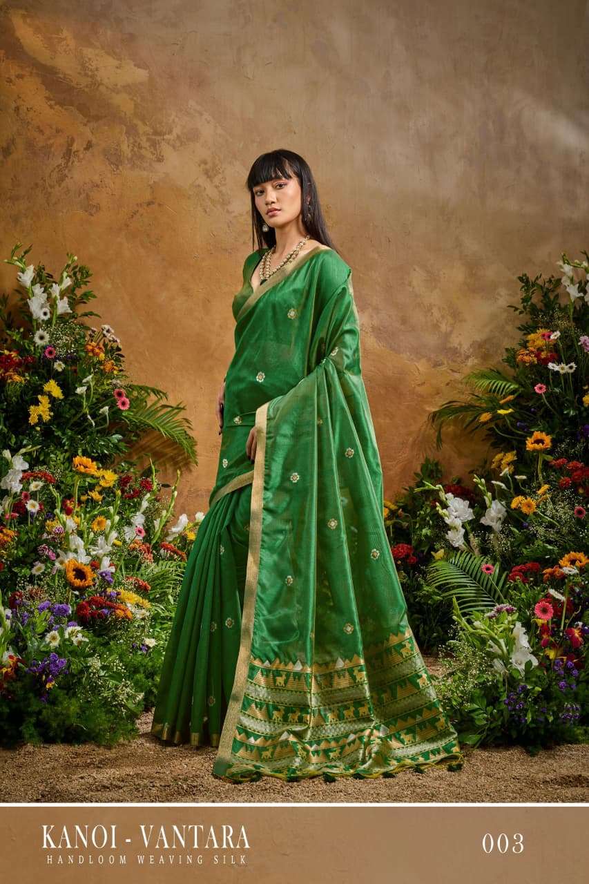 RAJTEX FABRICS KANOI - VANTARA TUSSAR SILK HANDLOOM WEAVING ...