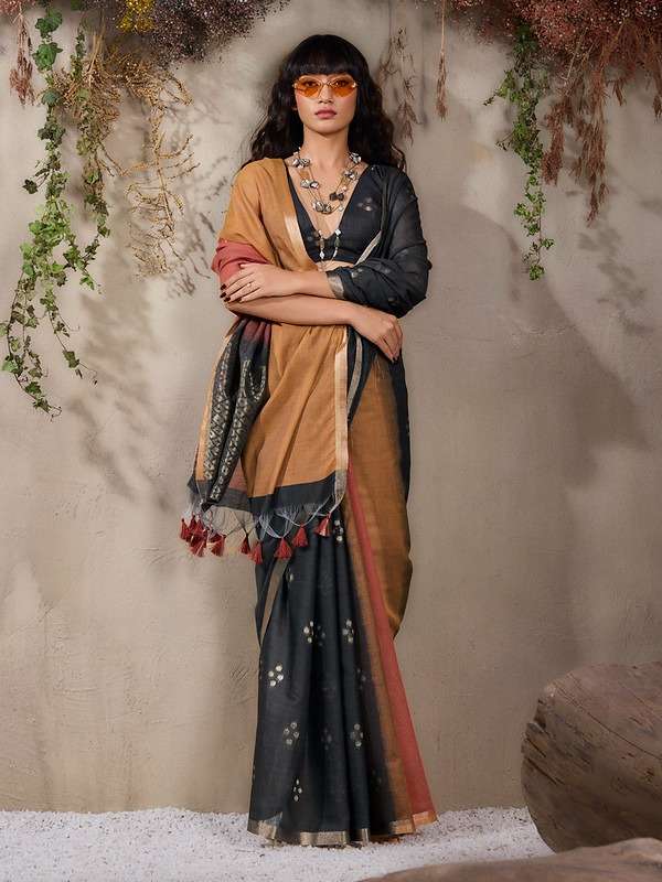 Rajtex  Scarlett 001 TO 005 Pure Viscose Cotton Handloom Wea...