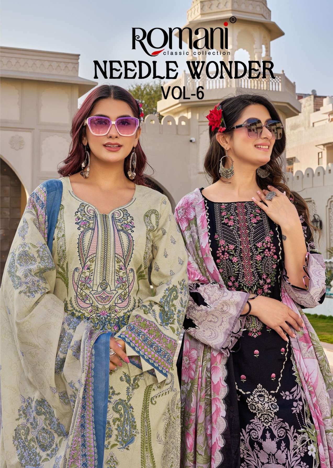 ROMANI NEEDLE WONDER VOL 6 SOFT COTTON DIGITAL PRINT DRESS S...
