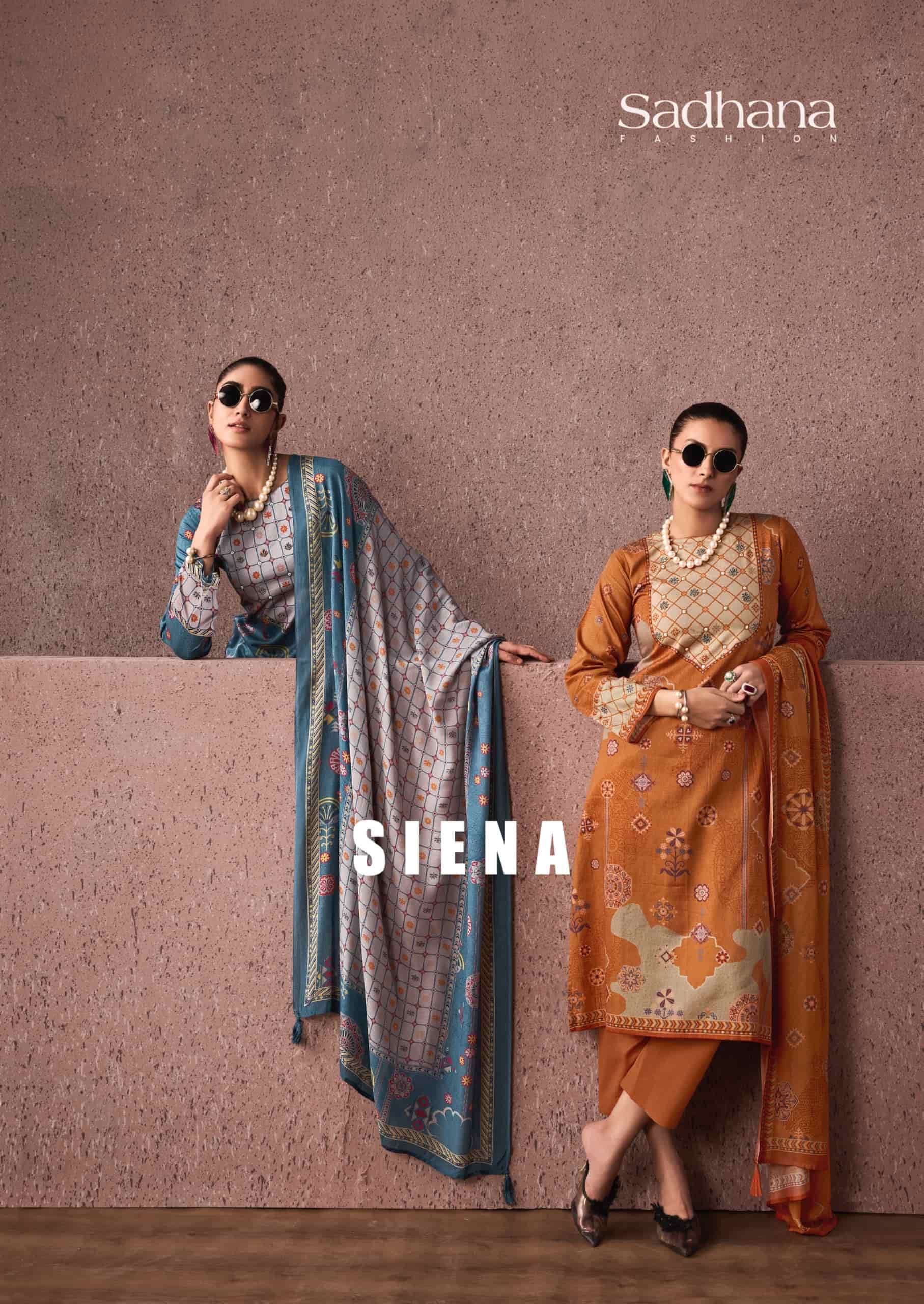 SADHANA FASHION SIENA JAM COTTON DESIGNER SUIT WEAR INDIAN L...