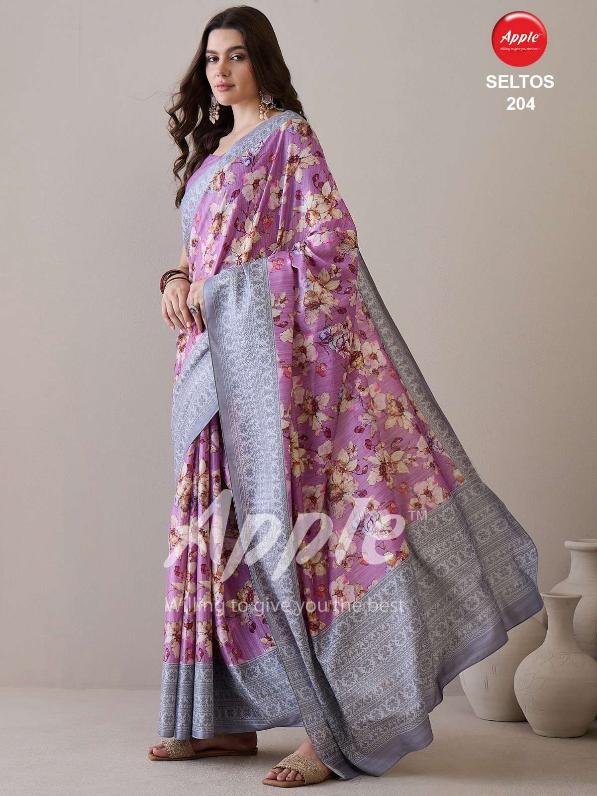 SELTOS VOL 2 COTTON SILK WITH BEAUTIFUL AND MULTI COLOURS FL...