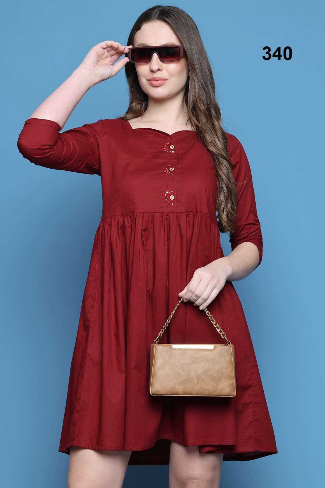 SHORT MIDI VOL 2 DRESS COTTON BEST SUMMER DAILY WOMEN SUPPLI...