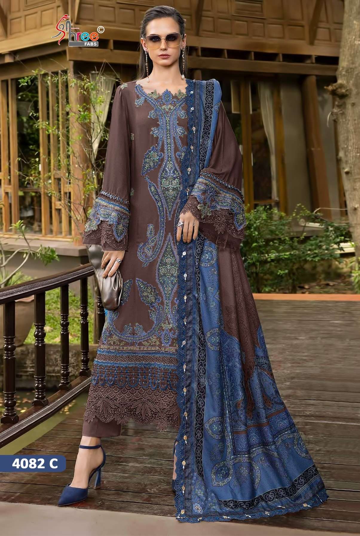 SHREE FABS MARIA B EXCLUSIVE COLLECTION VOL 14 4082 RAYON FL...