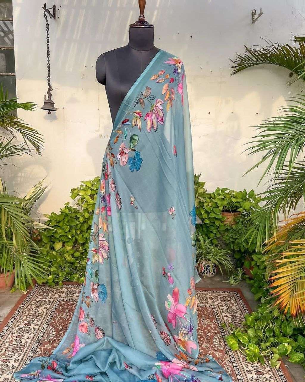  Soft Georgette classic Elegance Flower Redefined For Summer...