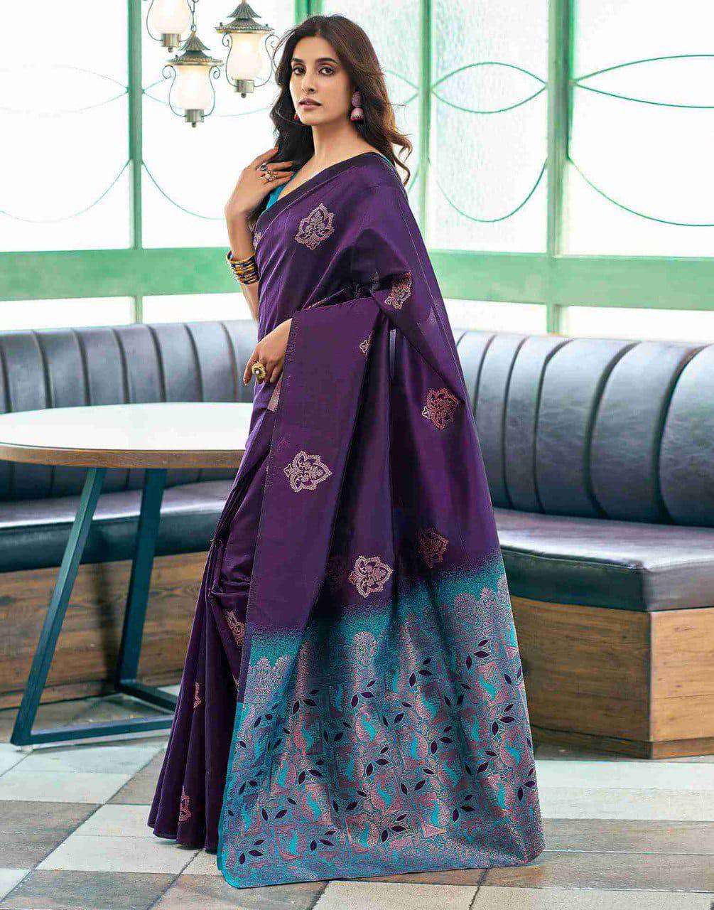 SOFT LICHI SILK CLOTH SILK SYMPHONY ELEGANCE DRAPED IN DIVIN...