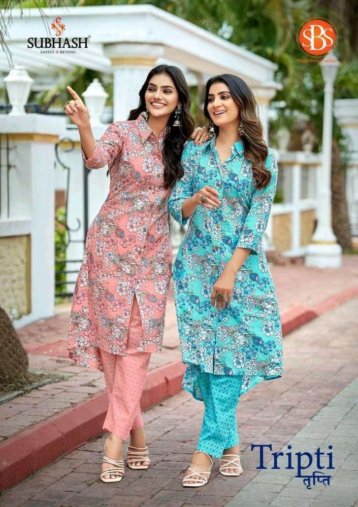 SUBHASH TRIPTI COTTON PRETTY CORD SET REGULAR FEMALE INDIAN ...