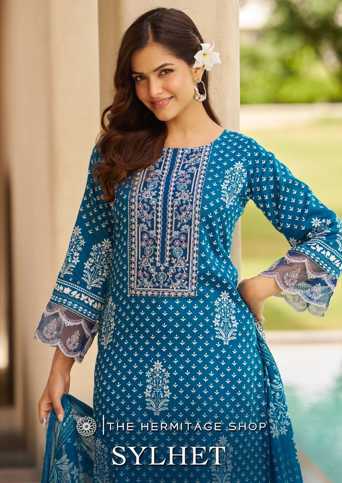THE HERMITAGE SHOP SYLHET LAWNS FINEST QUALITY VISCOSE LAWN ...