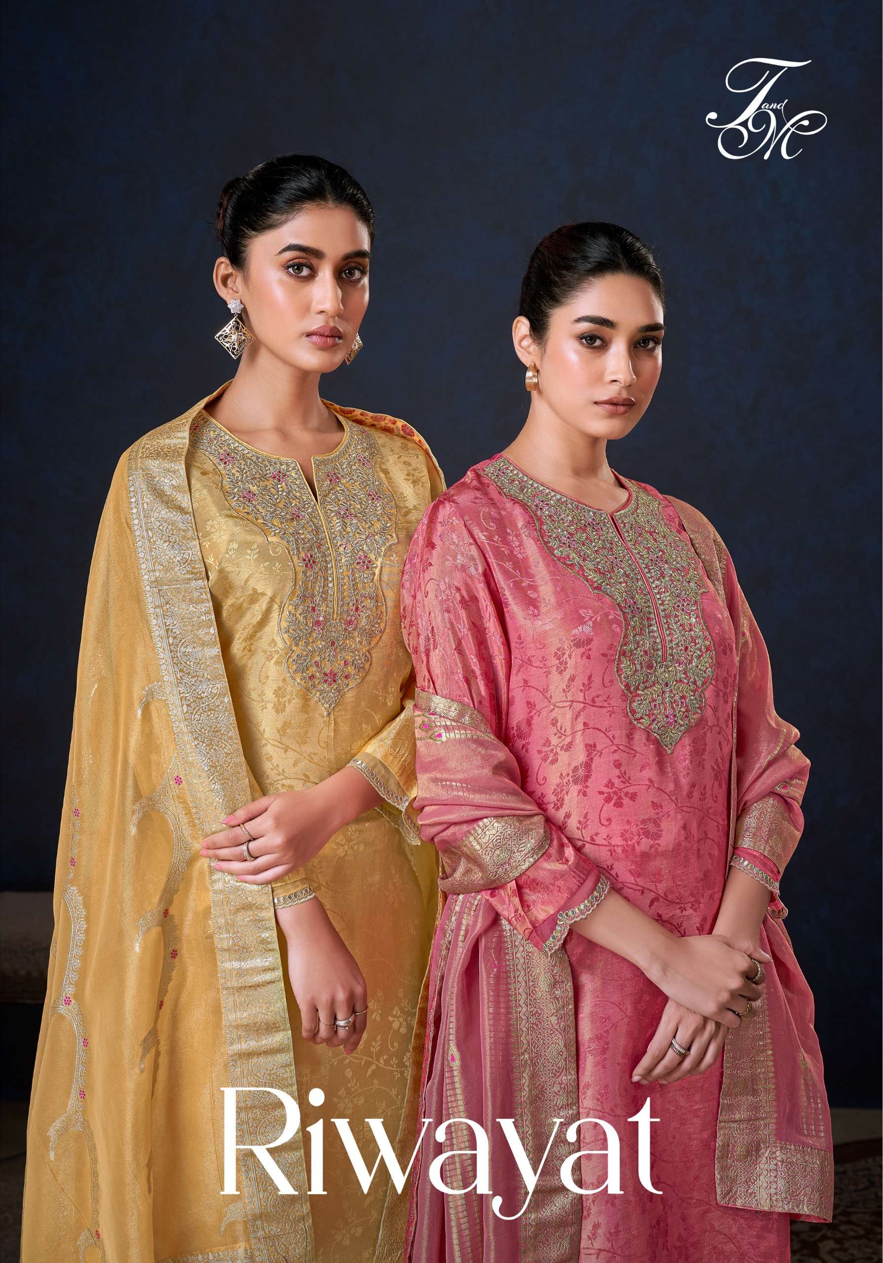 T&M RIWAYAT JACQUARD TOP BEAUTIFUL HIGHLIGHTED EMBROIDERY SU...