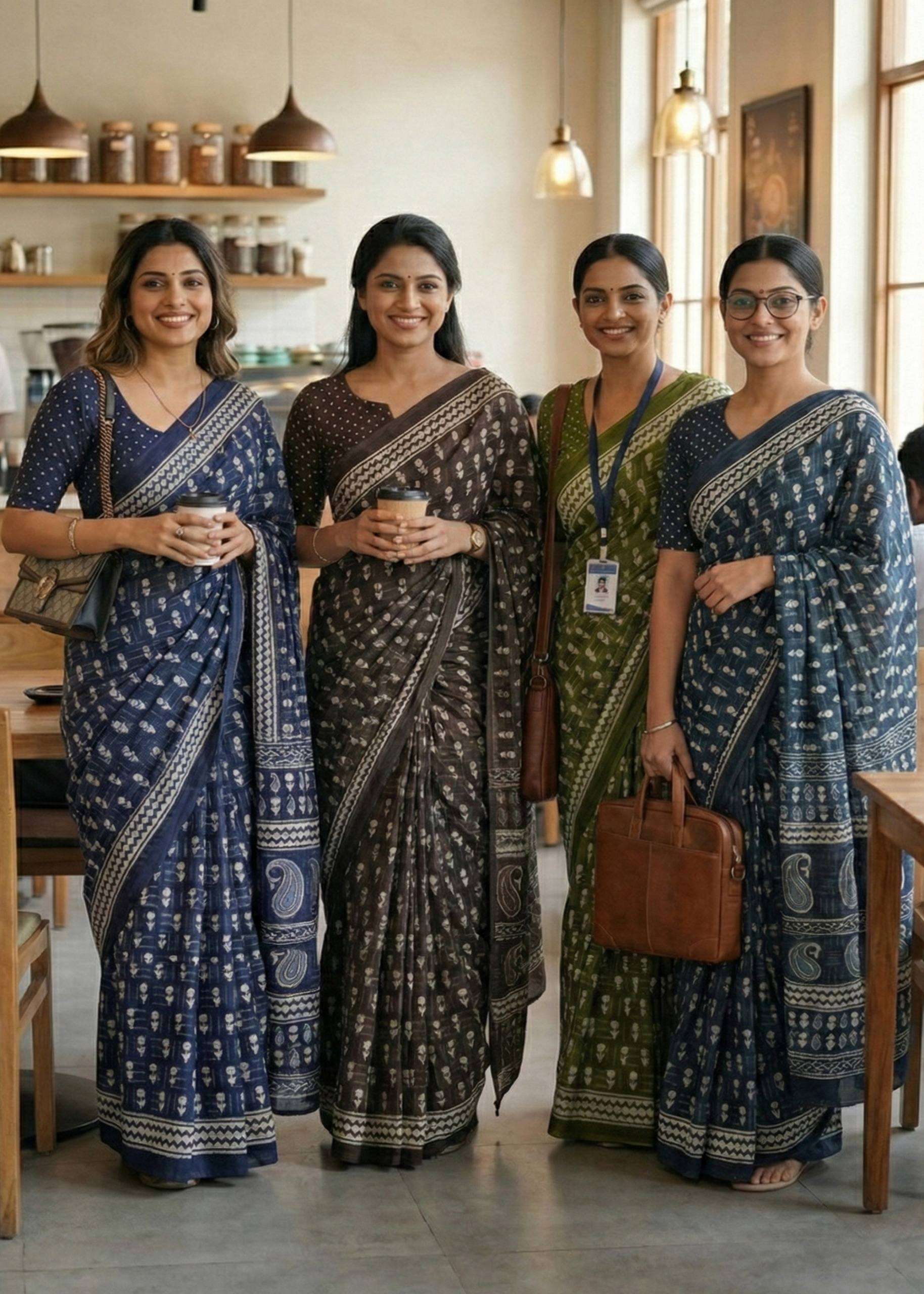 Uniform Sarees For college universities and school teacher