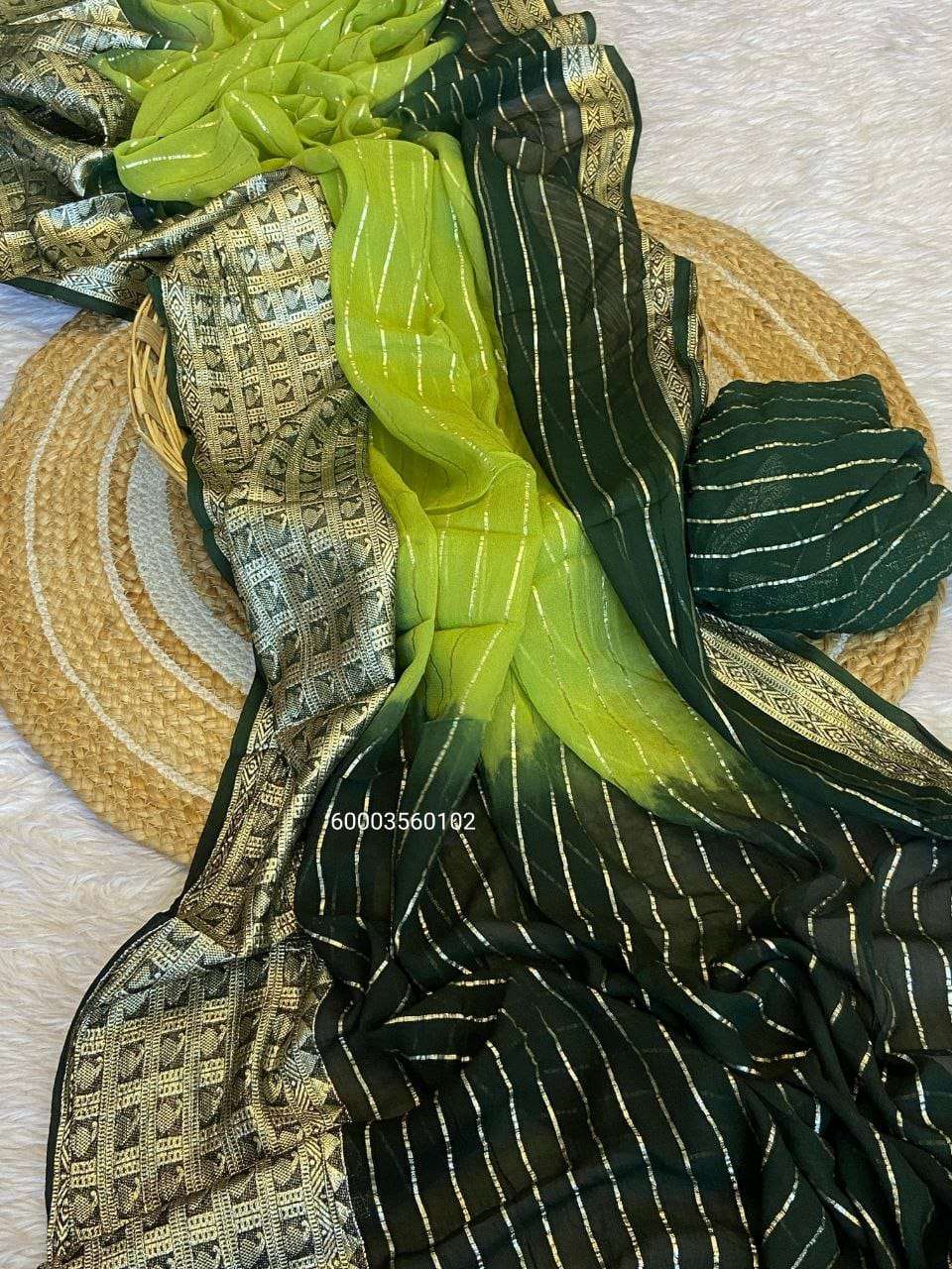your Style Pure Viscose Georgette With Heavy Weaving Border ...