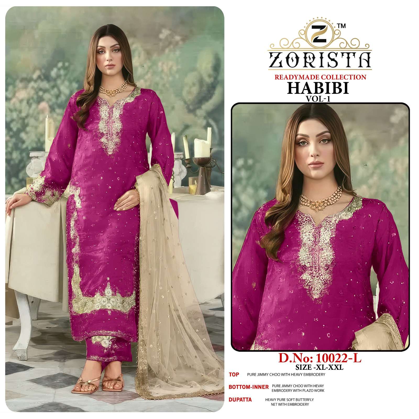 ZORISTA REDAYMADE COLLETION HABIBI VOL 2 ZIMMI CHOO WITH EMB...