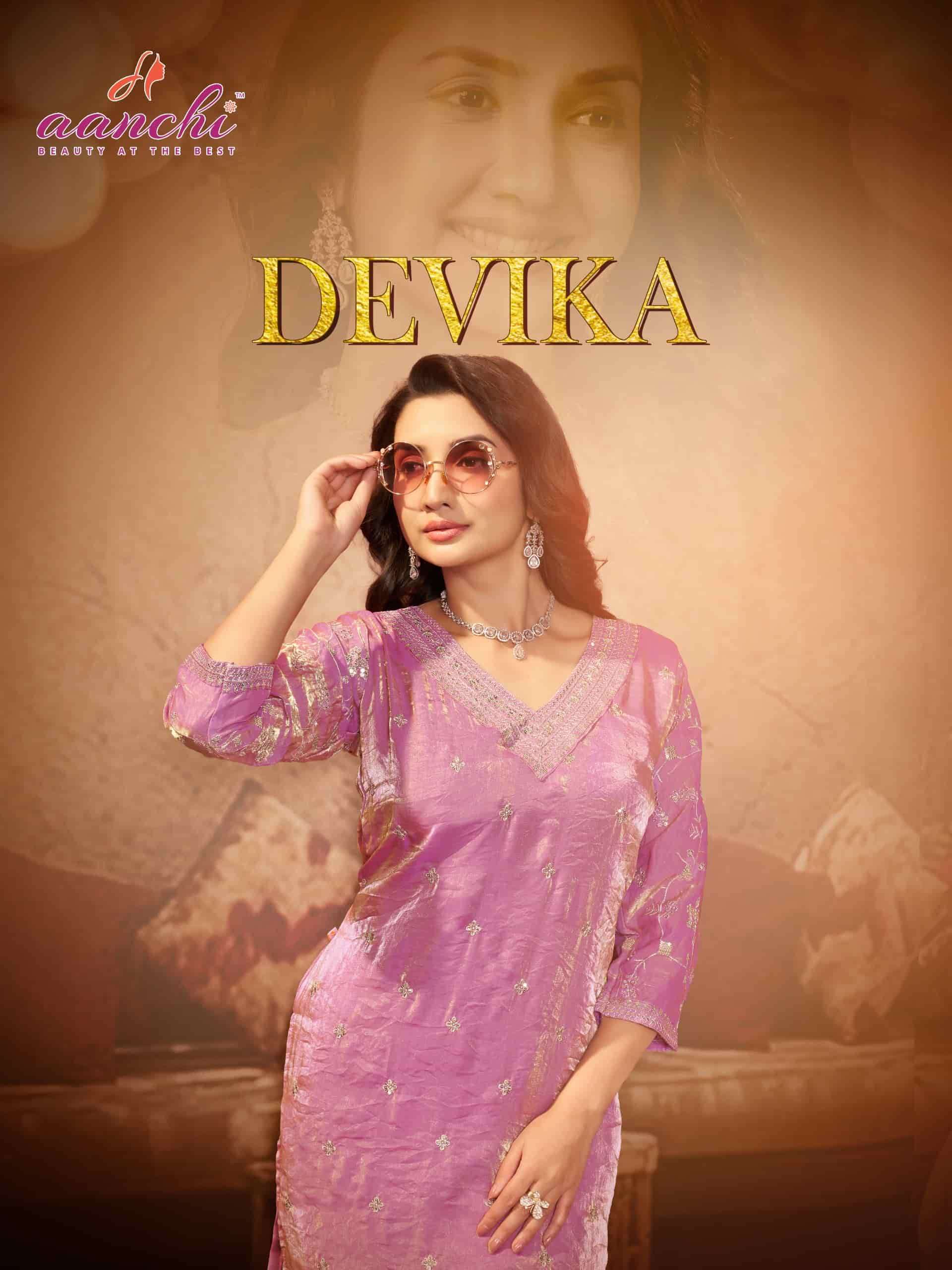 AANCHI DEVIKA PREMIUM DESIGNER KURTI FASHION WOMEN SUPPLIER 