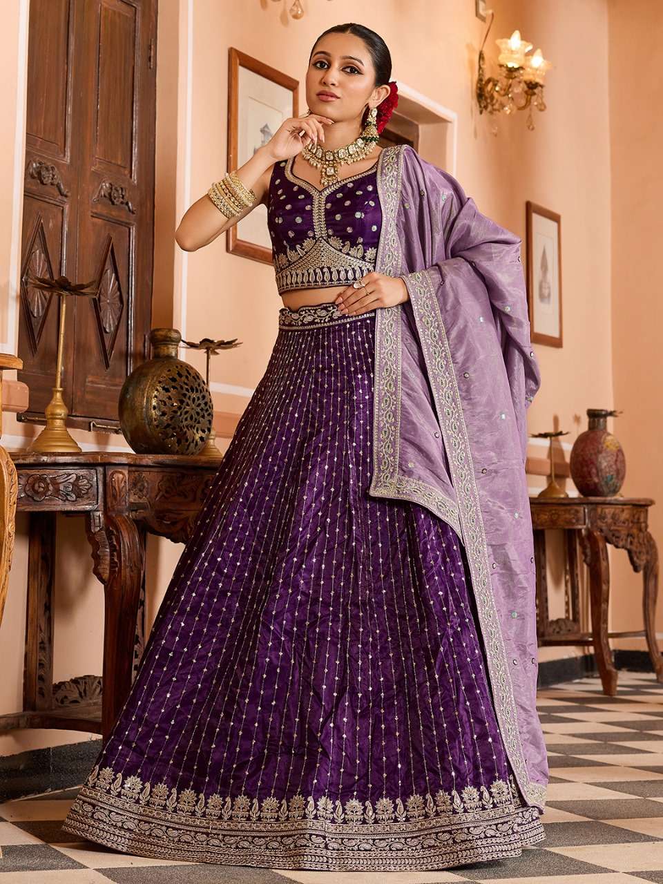 Adorn craft 6205 Step into royal elegance with this stunning...