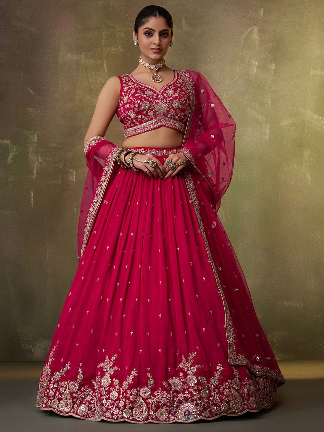 ADORN CRAFT 6236 FANCY FABRIC DESIGNER AND ETHNIC WEAR  WED...