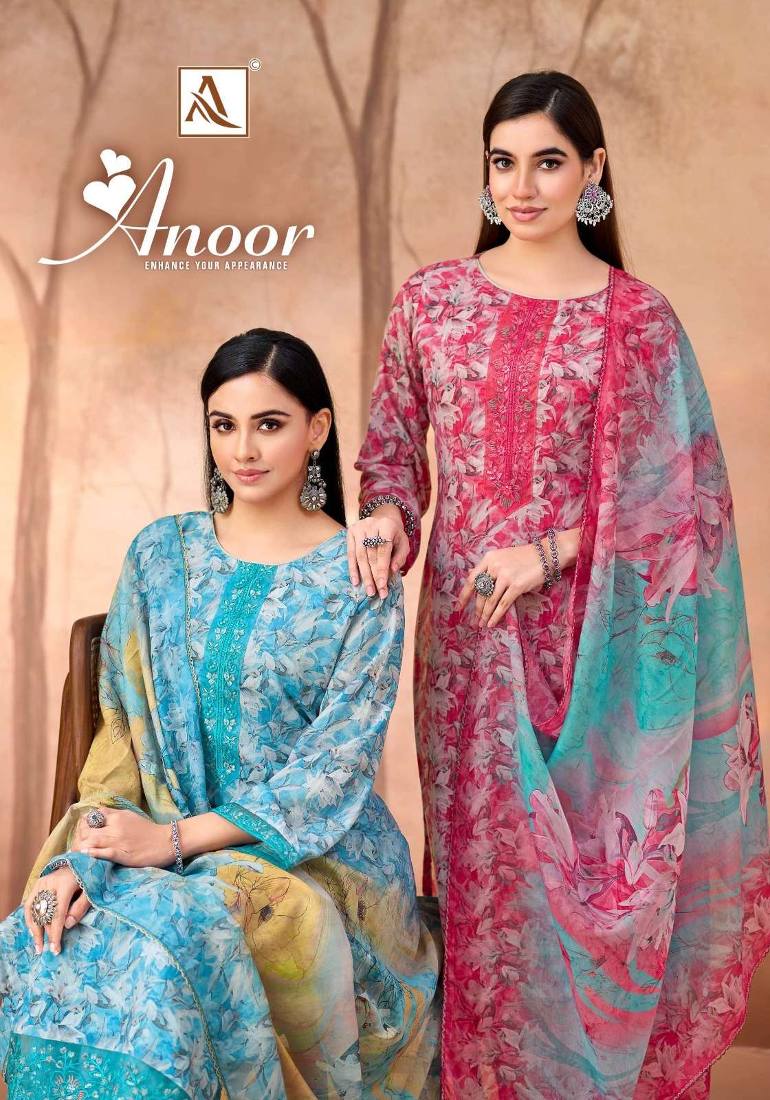 ALOK SUIT ANOOR CAMBRIC COTTON INDIAN PRINT DRESS WOLRD BUY ...