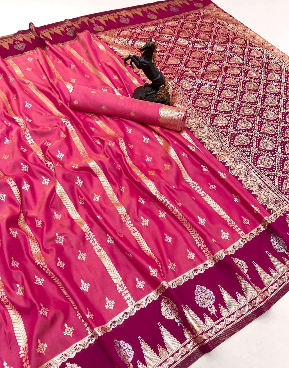 Amrapali Paithani Vol 12 Pure Soft Silk fabric A masterpiec...