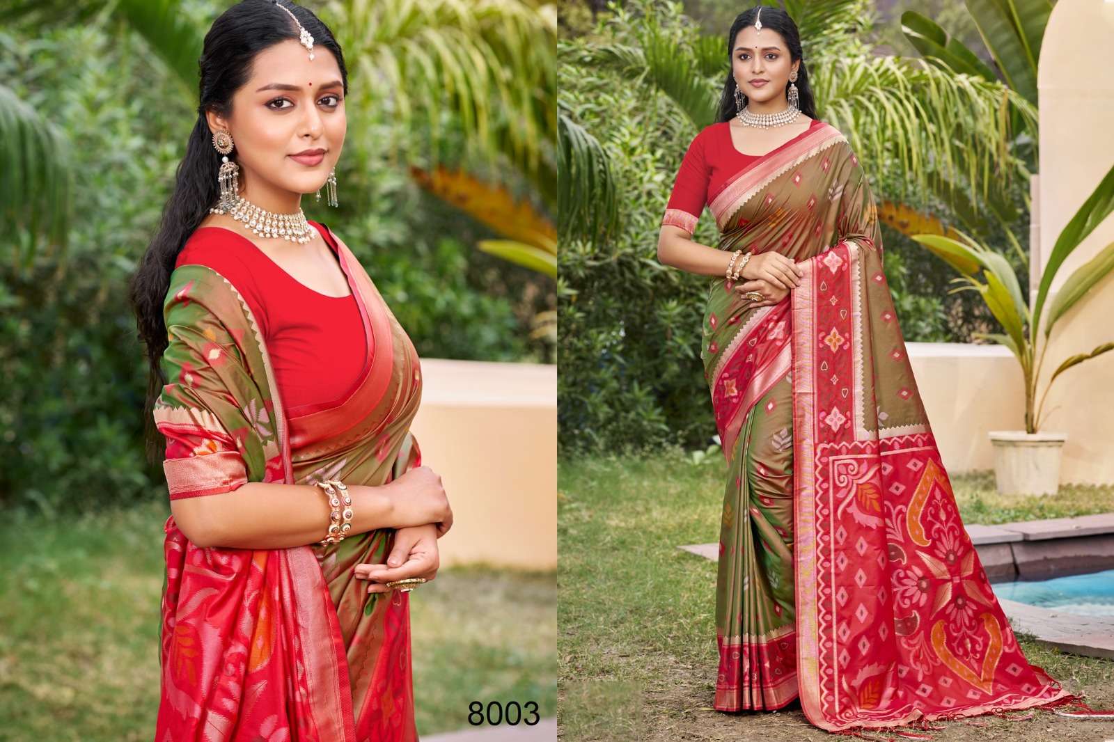 Astita Poorvika Silk Vol 8 Pochampalli silk blend for a lust...