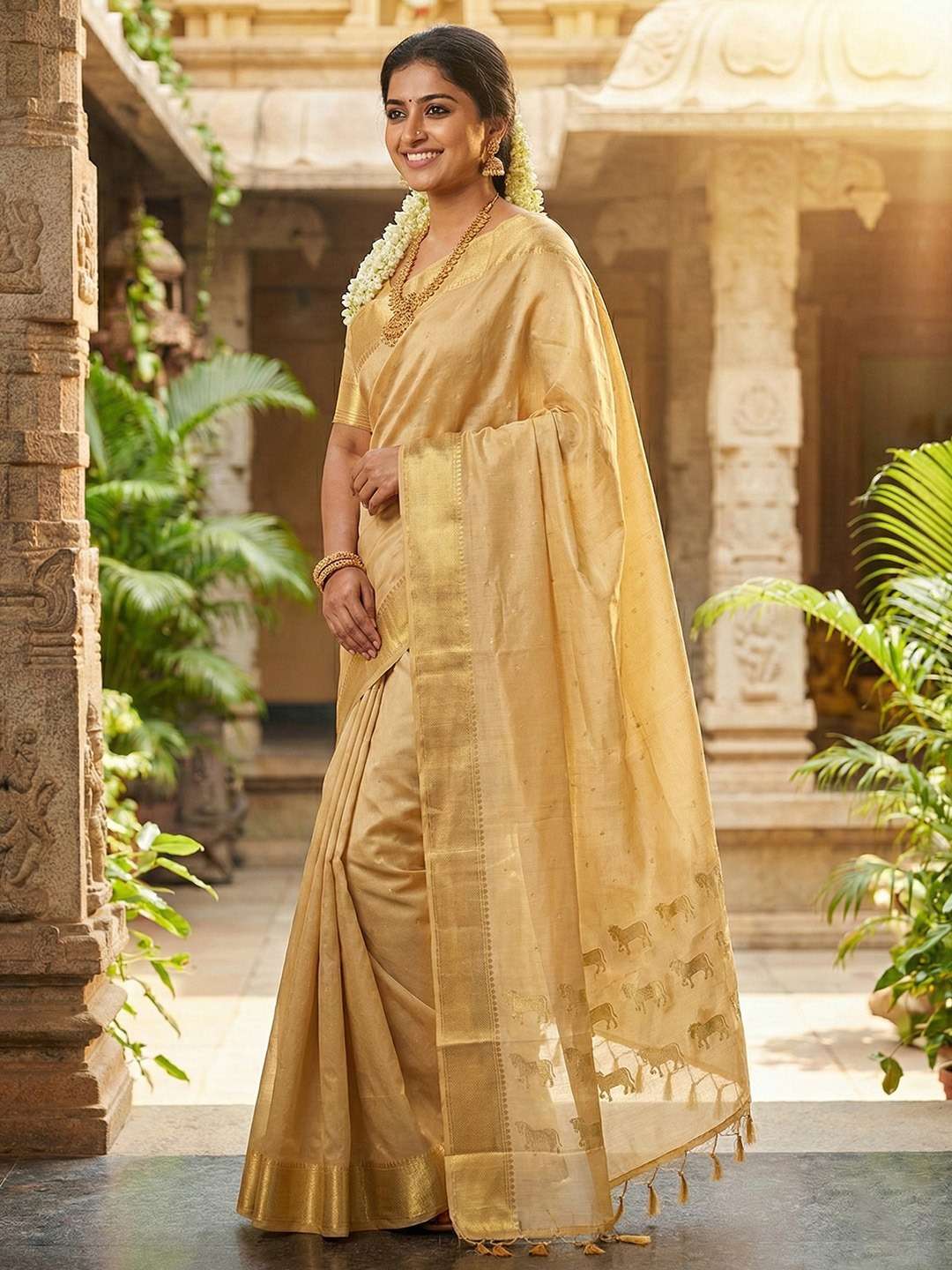Astita  Rajashree pure And Soft Silk With beautiful Zari Bor...