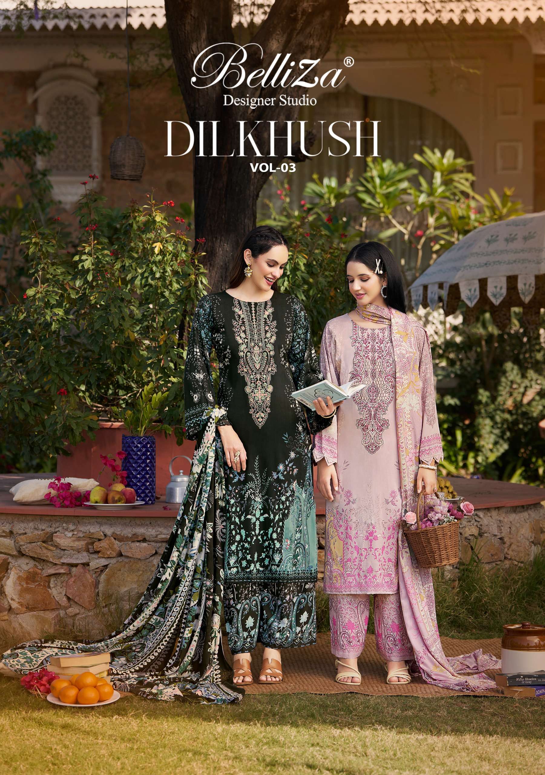 BELLIZA DESIGNER STUDIO DILKHUSH VOL 3 RAYON EXCLUSIVE DESIG...