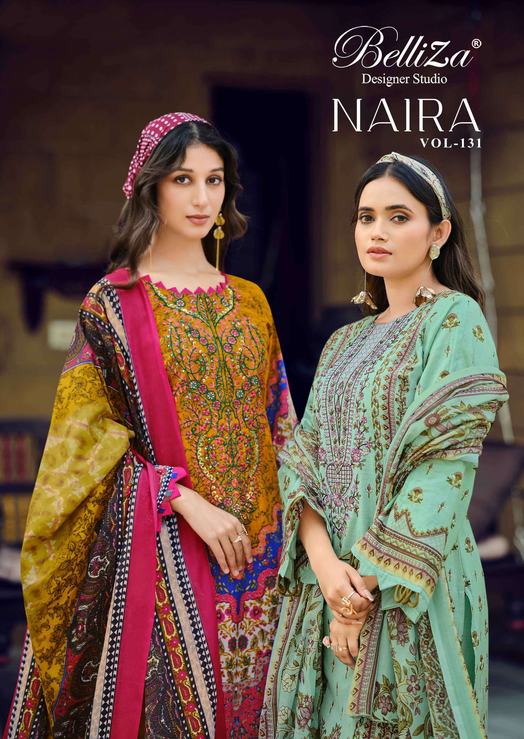 BELLIZA DESIGNER STUDIO NAIRA VOL 131 COTTON AND PATTERN SAL...