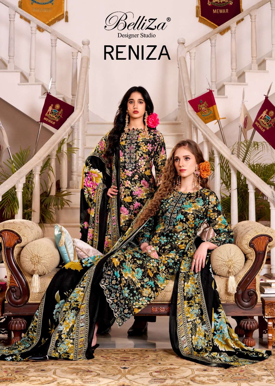 BELLIZA DESIGNER STUDIO RENIZA VISCOSE DIGITAL PRINT EXCLUSI...
