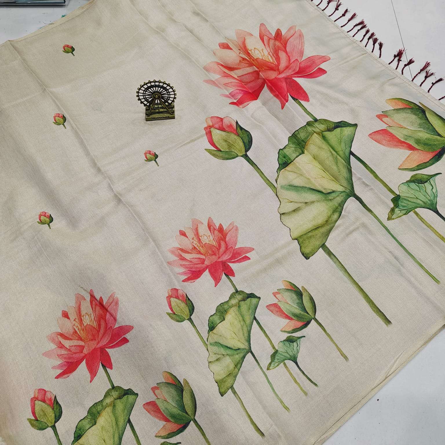  cotton in tree soft Erode Silk fabric with fancy and floral...