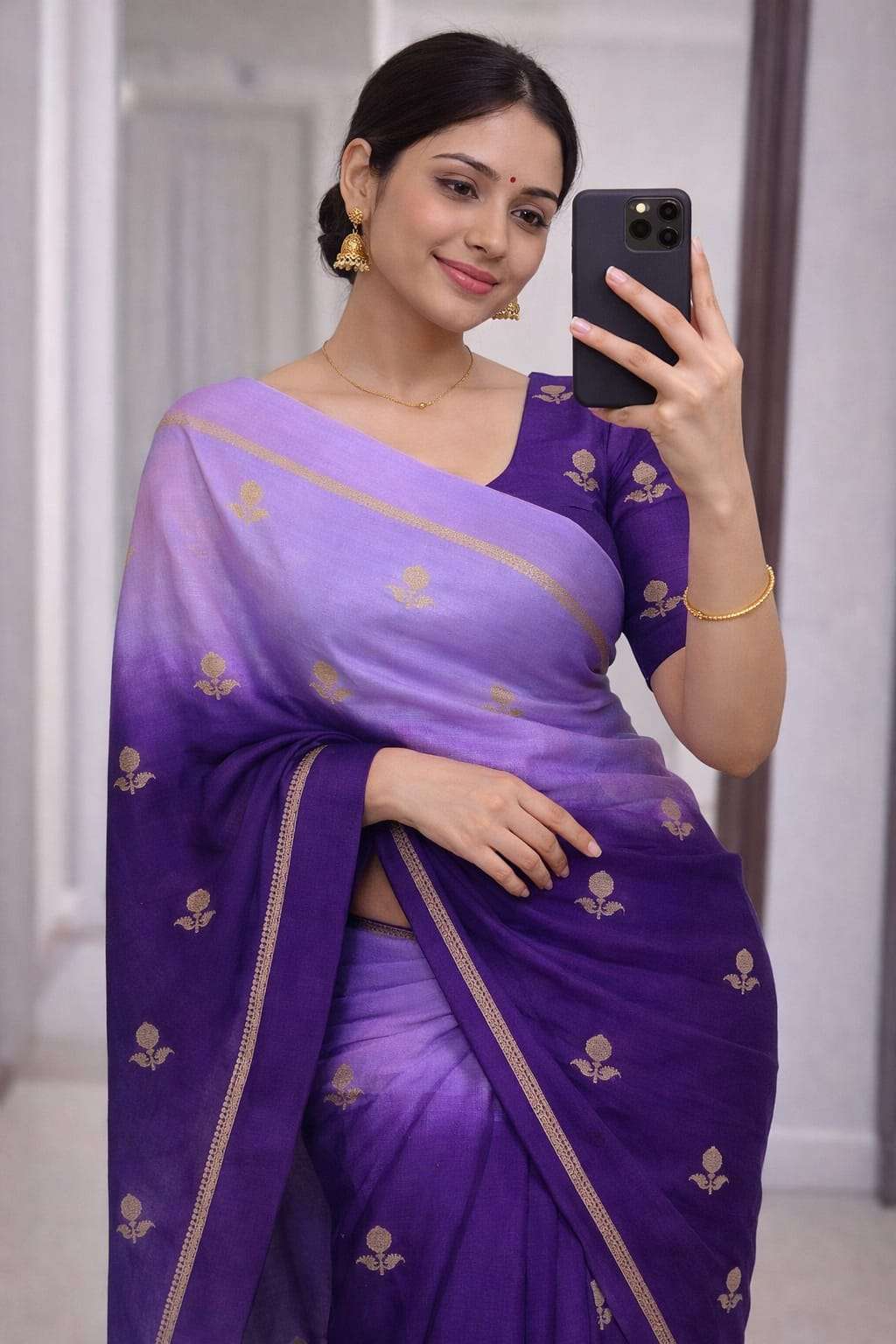 eighteen love Pure soft Viscose Khadi silk fabric with satin...