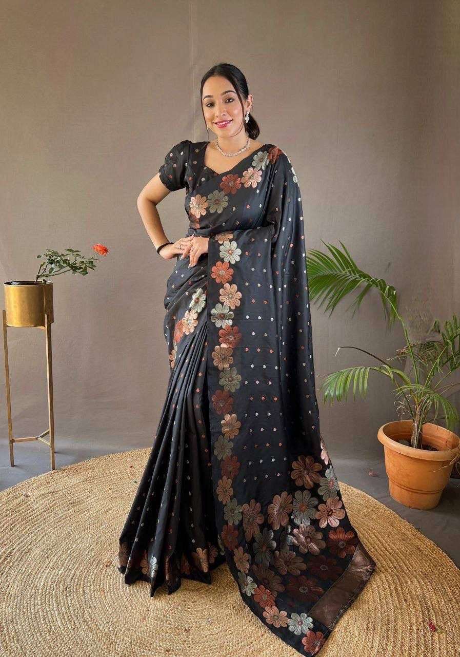 FASHION NEW LAUNCHING BANARASI SOFT AND PURE LICHI SILK FAB...