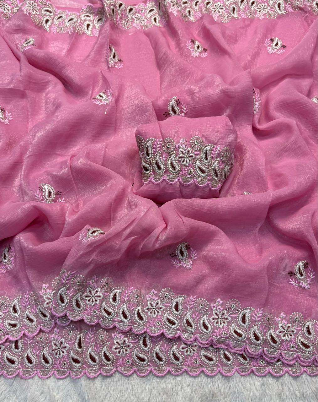 fourth move Original and pure Crunchy Silk Fabric With Fancy...