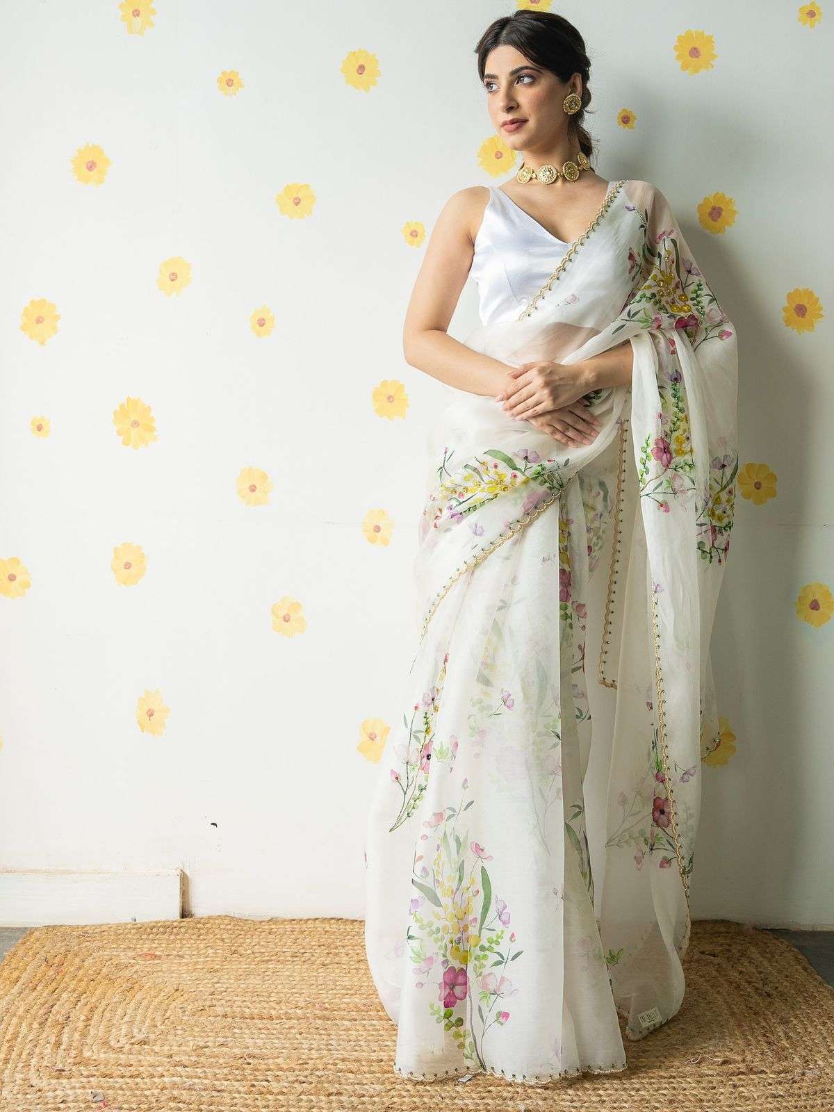  Fresh Arrival Pure soft tebby silk fabric with beautiful fl...