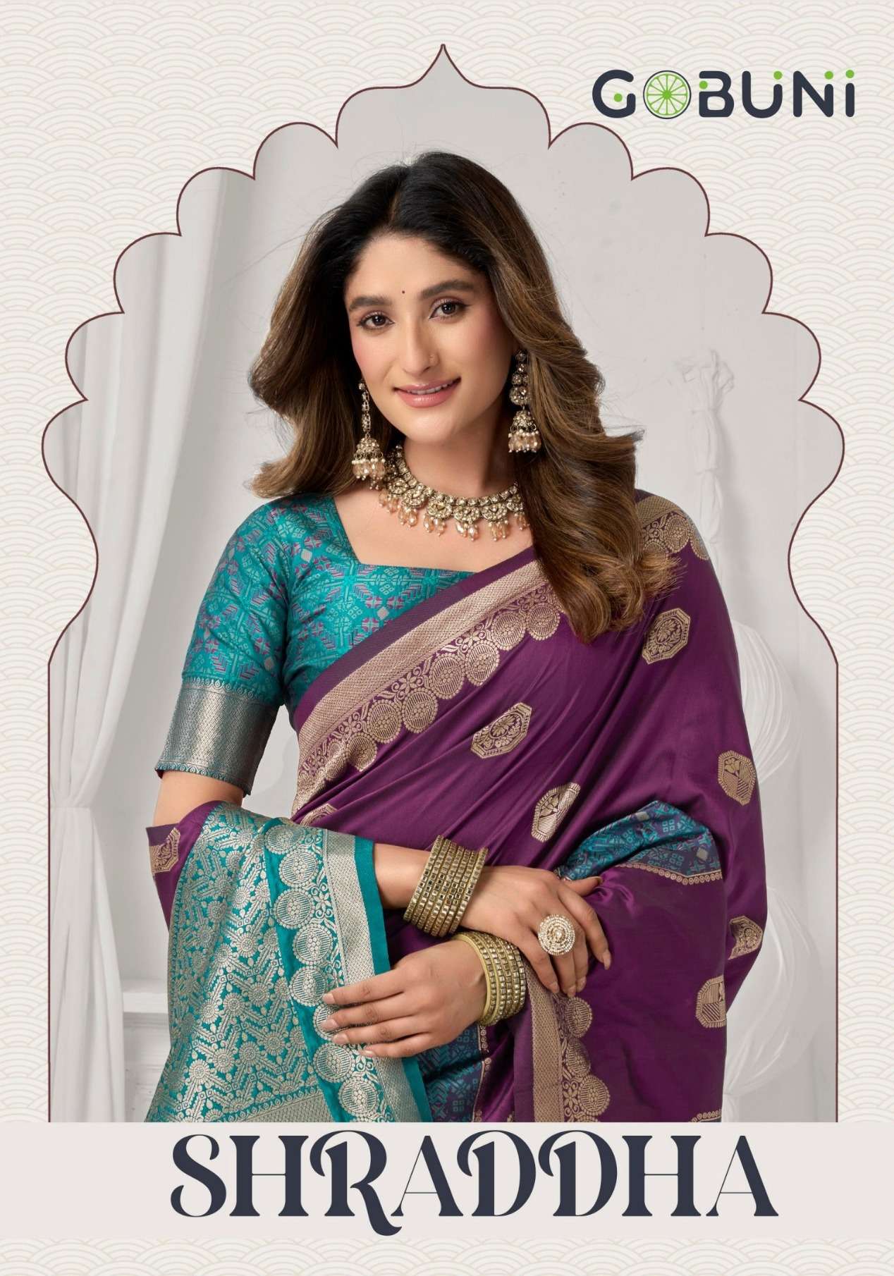 Gobuni  Shraddha  3101 To 3106 Soft Silk fabric with featuri...