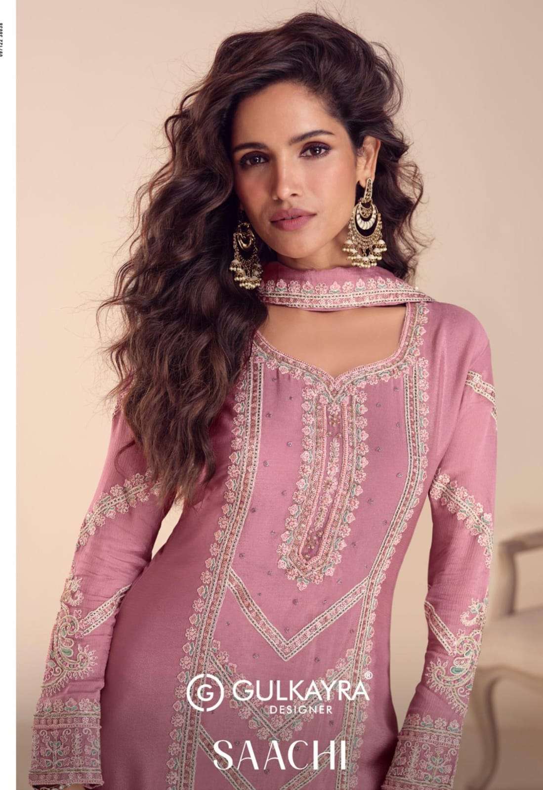 GULKAYRA DESIGNER SAACHI REAL CHINON HEAVY WORK SHARARA SUIT...