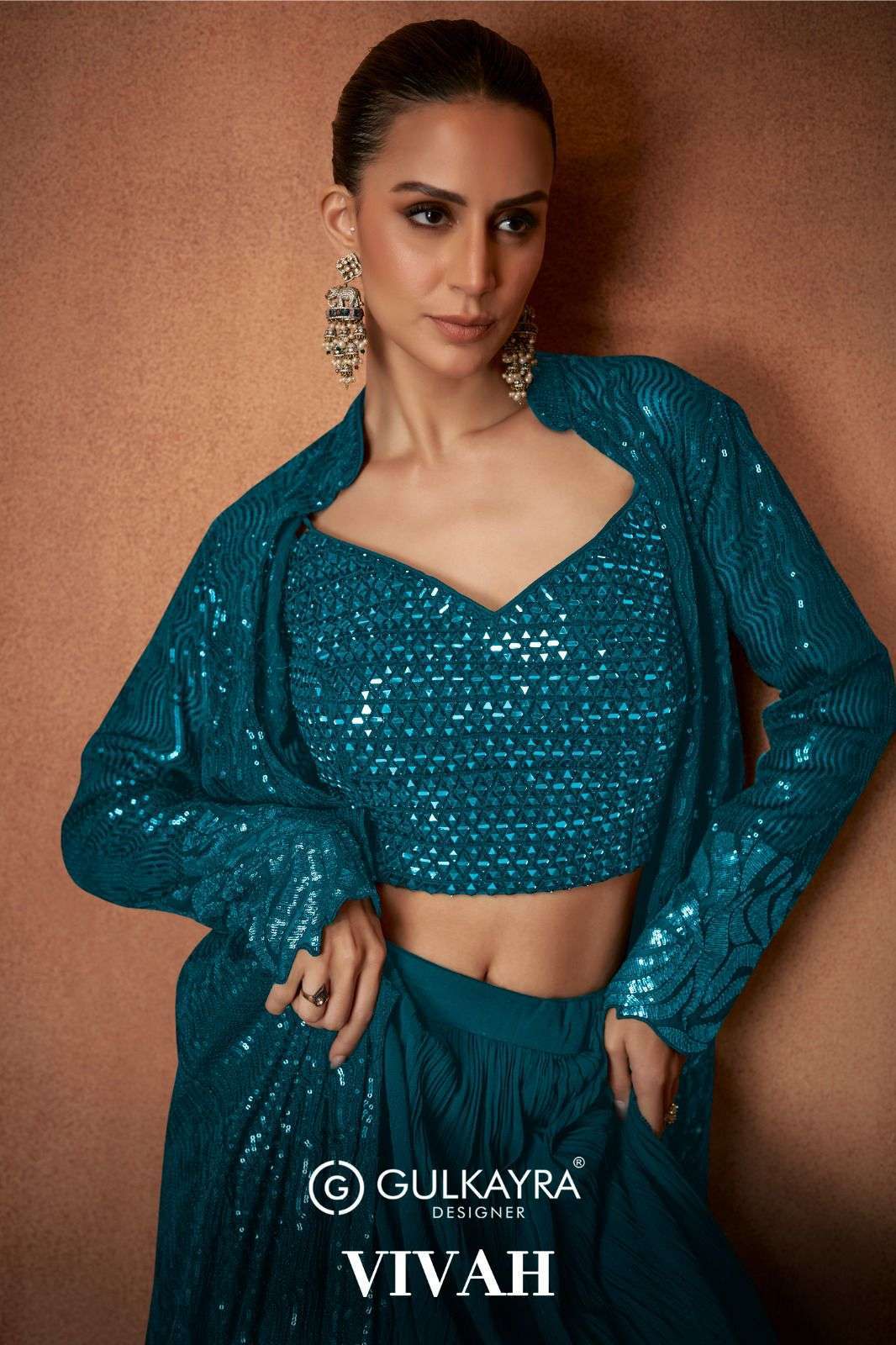 GULKAYRA VIVAH 7579 COLORS LUXURY COLLECTION BLOUSE KOTI AND...