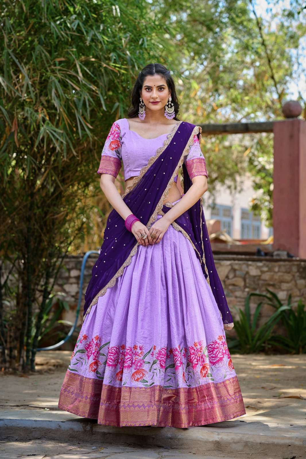 Ishaani Capture Attention with Our Stunning Cotton Silk fabr...