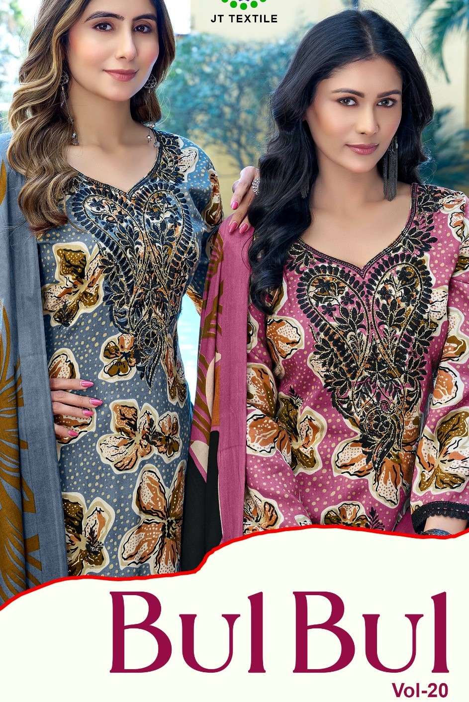 JAMATMAL  BULBUL VOL 20 RAYON FABRIC NECK DESIGN SALWAR SUIT...