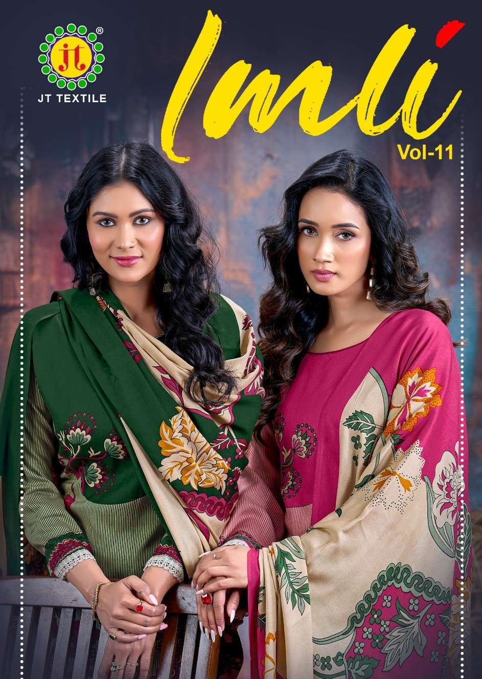 JAMATMAL IMLI VOL 11 RAYON MATERIAL GOLD PRINT SALWAR SUIT F...