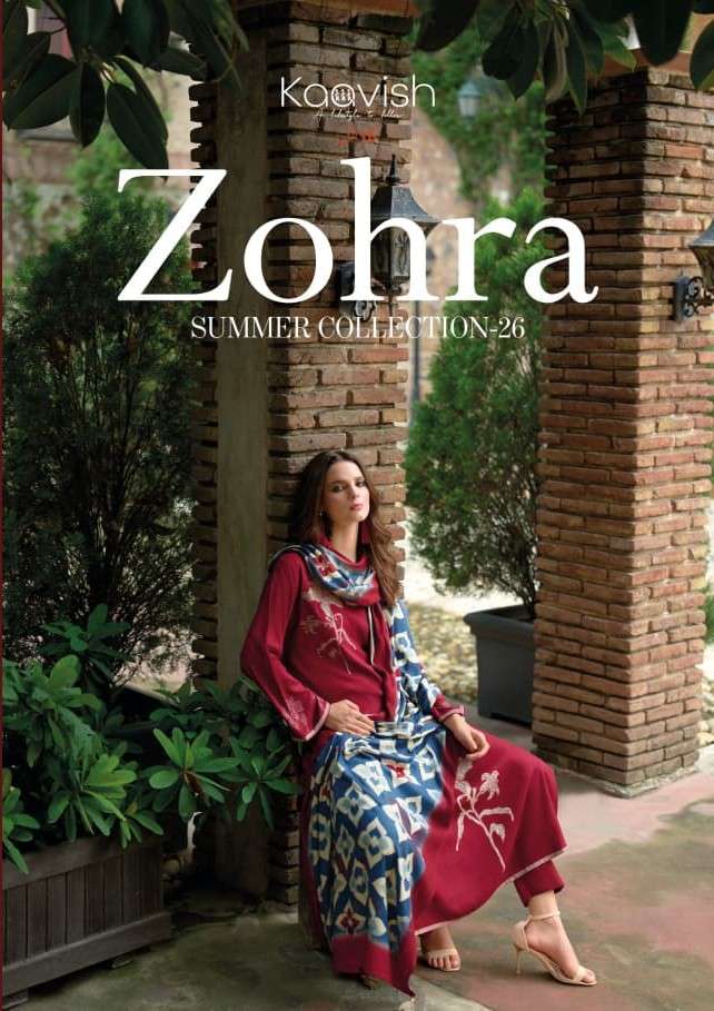 KAASHVI ZOHRA JAAM COTTON DIGITAL PRINT WITH NECK EMBROIDERY...